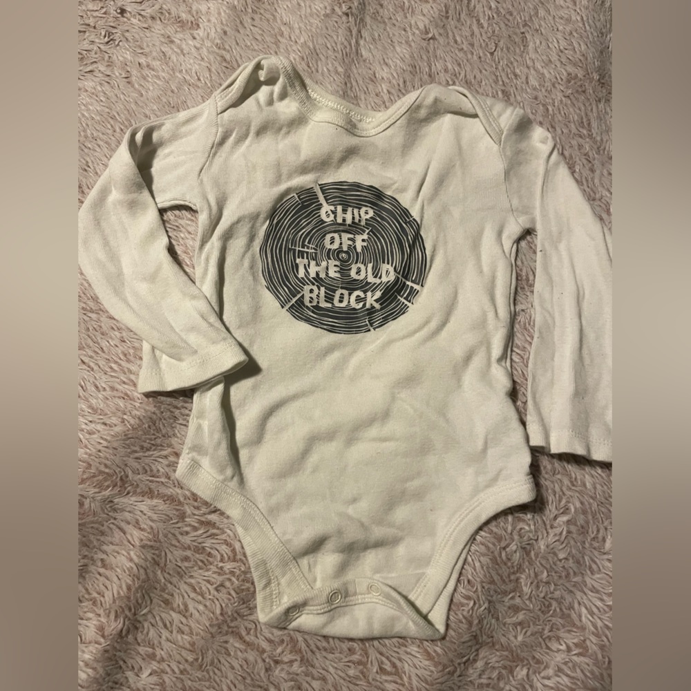 Chip Off The Old Block 12-18M Onesie